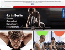 Tablet Screenshot of fit-sportstudios.de